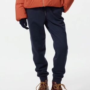 Uniqlo Heattech Pile Lined Sweatpants - Navy - Japan Size M